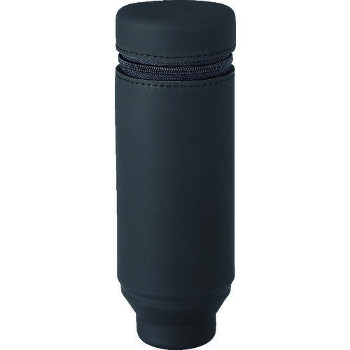 リヒト スタンドペンケース 丸形タイプ ブラック A7692-24 【115-0122】