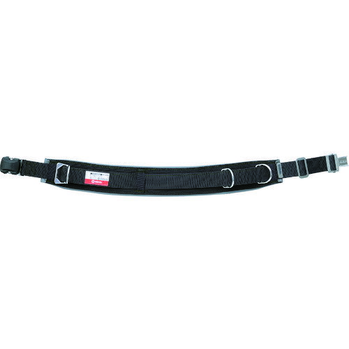 Safety Belts - マーベル ワークポジショニング用ベルト（ワンタッチバックル）Lサイズ 黒 D環2個・V角環1個付 湾曲タイプ MAT-180WBL 【115-8802】
