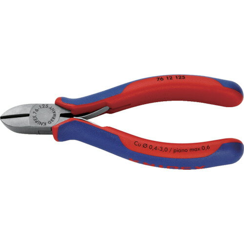 KNIPEX 7612−125 エレクトロニクスニッパー 7612-125 【116-3351】
