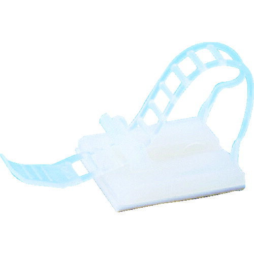 TRUSCO ケーブルクランプベルトタイプ 結束径3～19Φ ナチュラル 10個入 TL-19AN-NR 【116-4801】