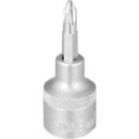 TONE ドライバービットソケット(+)No.2 差込角12.7mm 全長57mm 4H-P2 【119-7789】