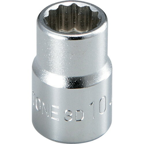 TONE ソケット（12角） 対辺寸法19mm 全長32mm 3D-19 【122-3925】