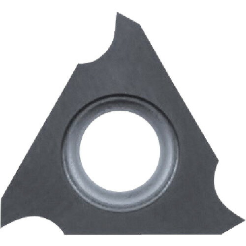 【特長】■外径溝入れ加工用チップです。【用途】■溝入れ加工用。【仕様】■適合ホルダ：KGBFL-16F型■チップ形状：三角形■コーナ半径(mm)：0.05■勝手：左■ノンコート■呈色：輝灰色■溝幅(mm)：0.50±0.02【材質・仕上】■超硬