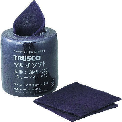 TRUSCO マルチソフト ＃320相当 200mmX6m GMS-320 【126-5679】