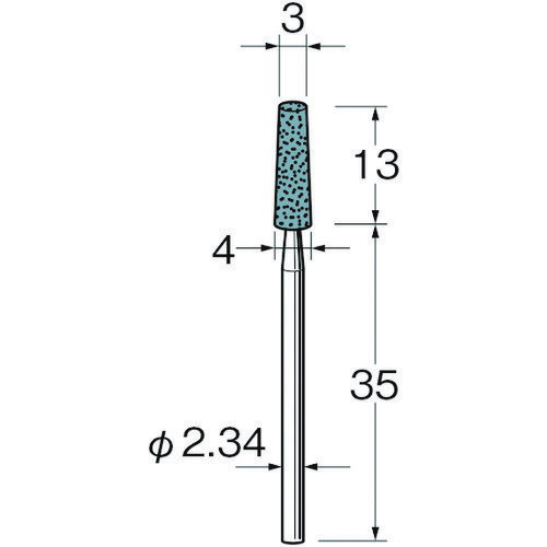 リューター 精密加工用軸付砥石G1041 G1041 【128-4594】