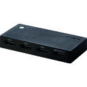 エレコム HDMI切替器 3入力1出力 ケーブルなしモデル ブラック DH-SWL3BK 【131-4681】