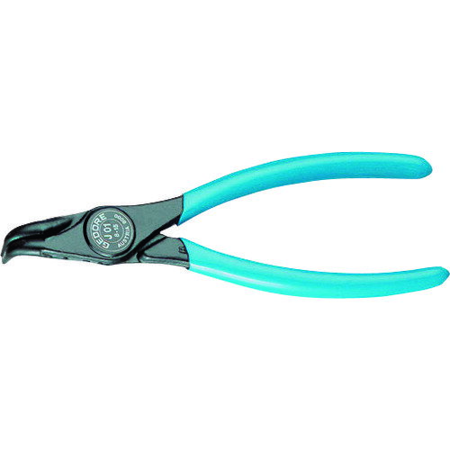 【特長】■丁寧や焼き入れ焼き戻しをしており丈夫で扱いやすいです。■先端爪が外側を向いており、リングの飛びを防ぎます。■先端軸には90°の角度があります。【用途】■スナップリングの取り付け、取り外しなど。【仕様】■リング使用範囲(mm)：12〜25■爪先端径(mm)：1.3■全長(mm)：129■爪形状：曲爪■タイプ：穴用■モデル：穴用DIN5256■ばね無【材質・仕上】■特殊クロムバナジウム鋼【注意事項】■スナップリングプライヤーを使用して作業する際には、必ず安全ゴーグルを着用してください。