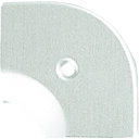 ASSIST 床金物20−112LSヘの字押えコーナー アルミシルバー 入隅 53×53mm 20-112LS52 【147-1540】