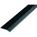 ASSIST 床金物20-112ABLヘの字押え 穴なし アルミブラック 1/2定尺2.00M 20-112ABL14H 【147-1558】