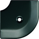 ASSIST 床金物20−112LBLヘの字押えコーナー アルミブラック 出隅 53×53mm 20-112LBL51 【147-1560】