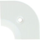 ASSIST 床金物20−111LM(WHO)ヘの字押えコーナー アルミホワイト 入隅 43×43mm 20-111LMWHO52 【147-156...
