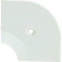 ASSIST 床金物20−112LM(WHO)ヘの字押えコーナー アルミホワイト 入隅 53×53mm 20-112LMWHO52 【147-156...
