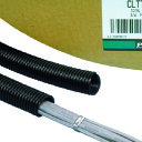 パンドウイット コルゲートチューブ 耐熱性ナイロン6 スリットなし 黒 CLTS100N-C 【147-7444】