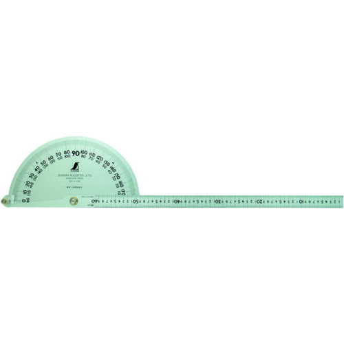 Rakuten - シンワ プロトラクターNO．600 1本竿 62855 【159-1407】