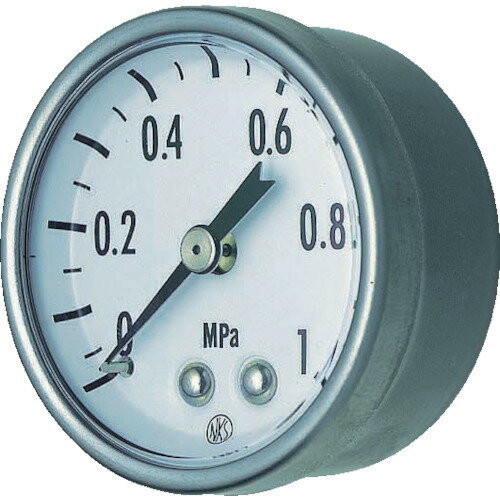 長野 小型圧力計 圧力レンジ（MPa）：0〜0．1 GK25-161-0.1MP 【161-4398】