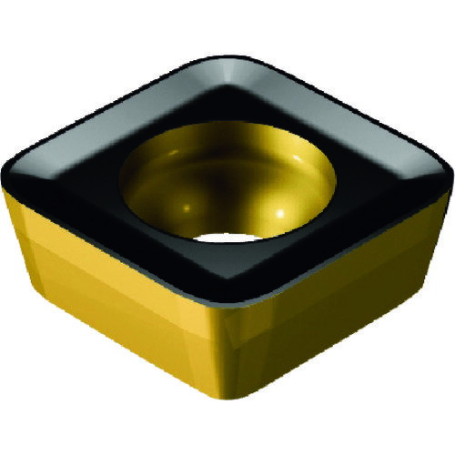 【特長】■高送りの正面およびプランジフライス加工用カッターのチップです。■切りくず厚さを薄くすることで高いテーブル送りと高生産性を実現しました。【用途】■フランジフライス加工用。■高送り加工用。【仕様】■材質：4340