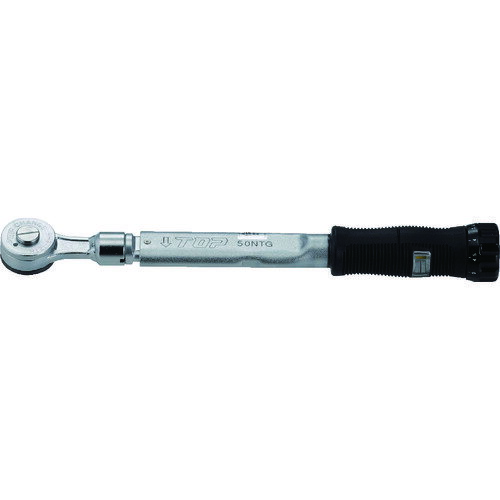 TOP ラチェット形グリップ付トルクレンチ 調整範囲10〜50N・m RH-50NTG 【168-0260】