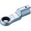 TONE トルクレンチ用交換ヘッド 差替式トルクレンチ用ラチェットめがねヘッド 全長67.3mm 12DRM-12 【183-0089】