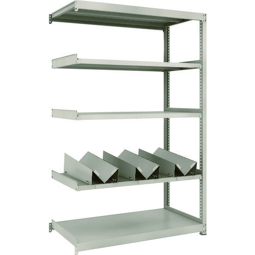 TRUSCO スチールラック M2型軽中量棚 1160X600XH1800 缶受X3付 連結 M2-6465-KU3B 【183-3769】