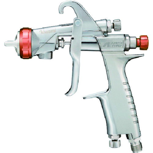 アネスト岩田 自動車補修専用スプレーガン(重力式) ノズル口径 Φ1.4 パターン開き245mm KIWAMI-1-14KP6 【194-8584】