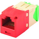 パンドウイット カテゴリ6 モジュラージャック(細径タイプ) TGタイプ 28・30AWG 赤 CJT688TGRD 【194-9176】(4)