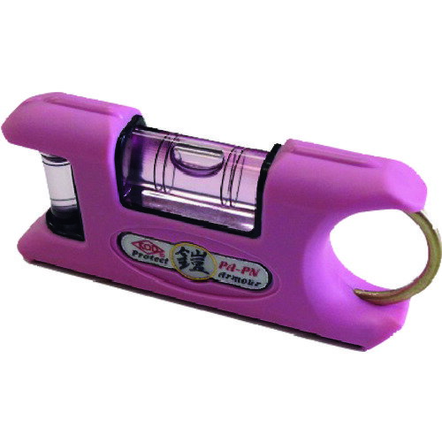 KOD ポケット水平器 プロテクトアーマー ピンク PA-PN 【195-0340】