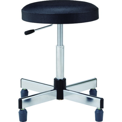 ノーリツ 作業用チェア ゴム固定脚 ブラック TL-6LR-Z BK 【195-4353】