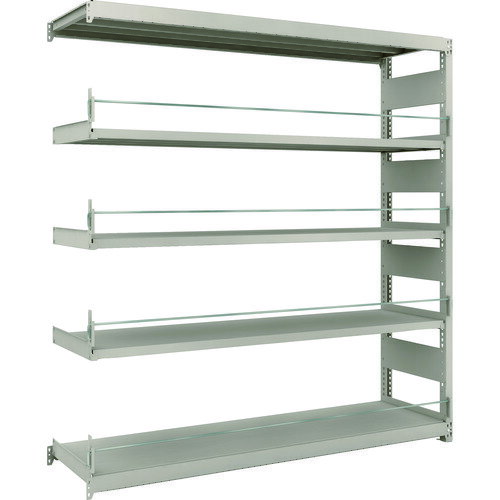 TRUSCO 災害備蓄ラック スチールラック M2型 W1760×D450×H1800 5段 連結 M2-DS6645B 【206-7056】