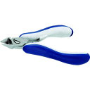 idealtek ESD精密ニッパ 先細形 大 フラッシュ刃 120mm ES5351-CR-BG-IT 【206-9669】