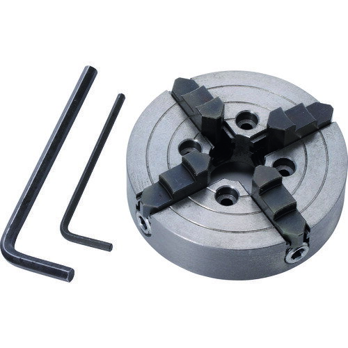 プロクソン 小型旋盤用別売りオプション 四爪インディペンデントチャックPD250用 24036 【207-0152】