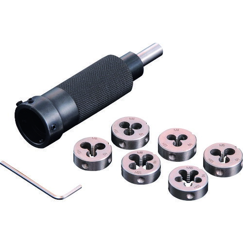 プロクソン 小型旋盤用別売りオプション 外ネジ切削用ダイスM3−10 24082 【207-0155】