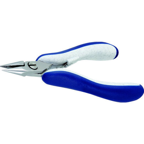 idealtek ESD精密プライヤー 半丸 130mm ギザ付 ES6022-CR-BG-IT 【207-0842】