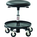 Global ESD対策 作業チェア 樹脂製ベース 座高37〜50cm 1031853000 【207-0848】