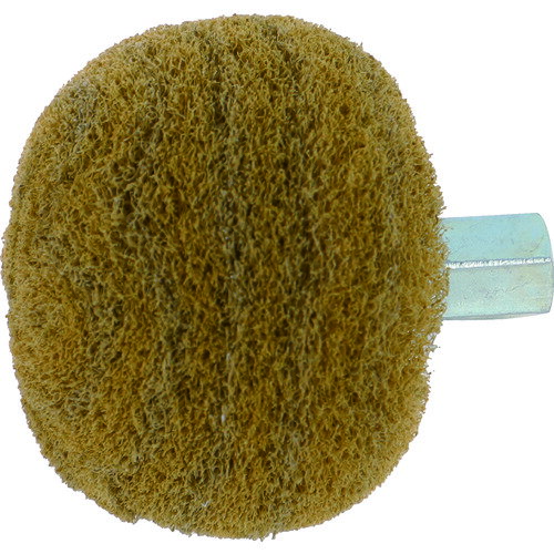 TRUSCO 曲面軸付ナイロンホイール Φ50 ＃600（5個入） TRNJ50-600 【207-2335】