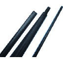 TRUSCO TRUSCO 耐熱150℃収縮チューブ 収縮前内径4.8mm 長さ1m 10本入り 黒 HR150-4.8BK 【207-2985】