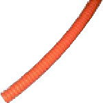 TRUSCO コルゲートチューブ オレンジ スリット入り 内径10 長さ10m 1巻 CGT-10OR 【207-6374】