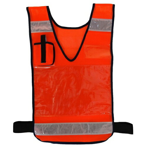 ミズケイ 差込ベスト「差込式でええよん」（オレンジ） 5941001 【208-5657】