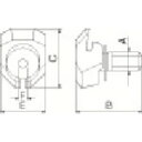 京セラ 部品 クランプセット WCS-8 【209-0414】
