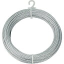 TRUSCO メッキ付ワイヤーロープ Φ6mmX20m CWM-6S20 (6MMX20M) 【213-4667】