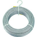 TRUSCO メッキ付ワイヤーロープ Φ6mmX30m CWM-6S30 (6MMX30M) 【213-4675】