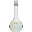 SIBATA メスフラスコ 短形 500mL 023080-500 【215-8061】