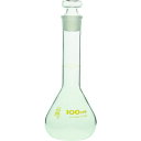 SIBATA メスフラスコ 短形 100mL 023080-100 【215-9549】