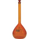 SIBATA メスフラスコ 茶 スーパーグレード 2L 020070-2000 【215-9570】