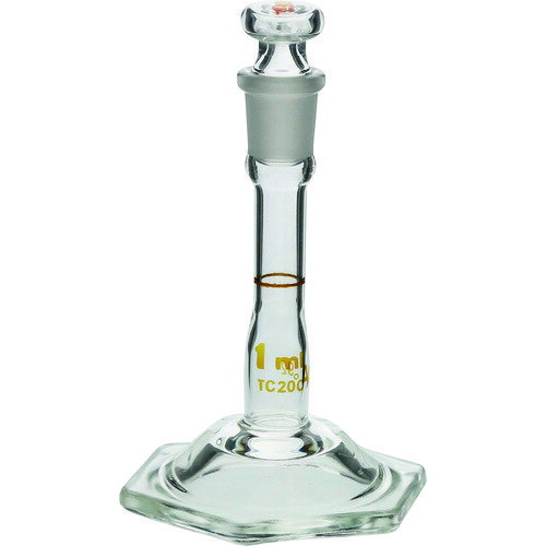 SIBATA マイクロメスフラスコ スーパーグレード 1mL 023050-1 【215-9590】