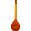 SIBATA メスフラスコ 茶 カスタムA 500mL 026100-500 【215-9610】