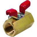 ハマイ 黄銅製ボールバルブ（ウイングハンドル） BBS-220-25RC 