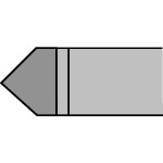三和 超硬バイト 35形 10×10×80 K10 K10 35-0 K10 【217-3701】
