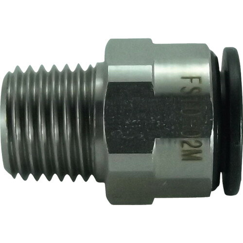 チヨダ ファイブSUSメイルコネクタ 10mm・R1／4 FS10-02M (SUS303シリーズ) 【222-9340】