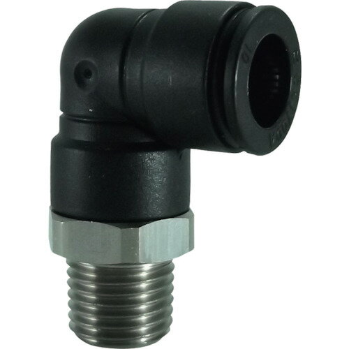 チヨダ ファイブSUSメイルエルボ 10mm・R1／4 FS10-02ML (SUS303シリーズ) 【222-9757】