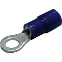 ニチフ 環境配慮形絶縁被覆付圧着端子 R形(100P) TMEX 1.25-3.5-BLU 【226-2665】